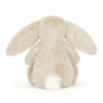 JellyCat: Króliczek puszysty 18 cm / jasny beż / Wheat Flufflet - obrazek 3