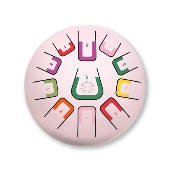 Juegaconmigo: Tambu bębenek językowy Rose Mat - Coral Reef