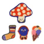 Djeco: Filcowe naklejki dla maluchów ŚMIESZKI 18M+ - obrazek 3