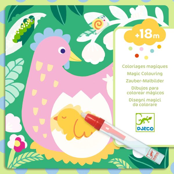 Djeco: Wodne kolorowanki MAMY I DZIECI 18M+