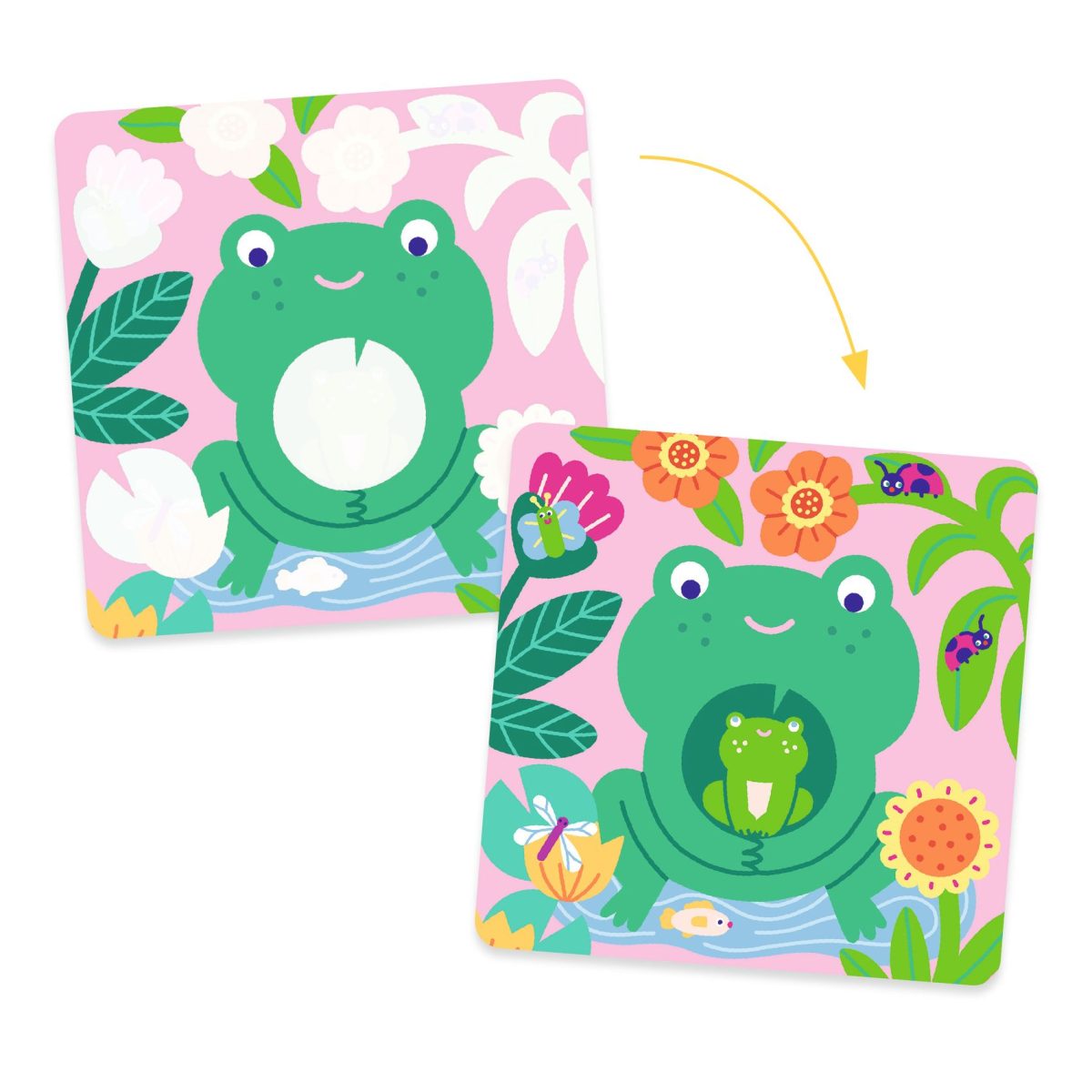 Djeco: Wodne kolorowanki MAMY I DZIECI 18M+ - obrazek 4