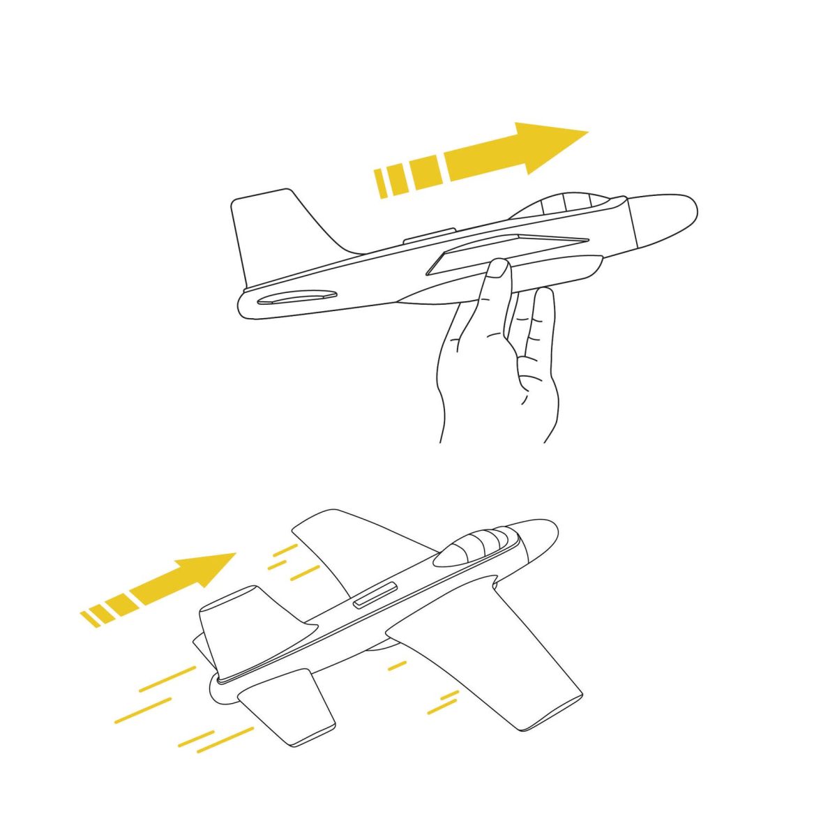 Djeco: Piankowy szybowiec 20cm - obrazek 3