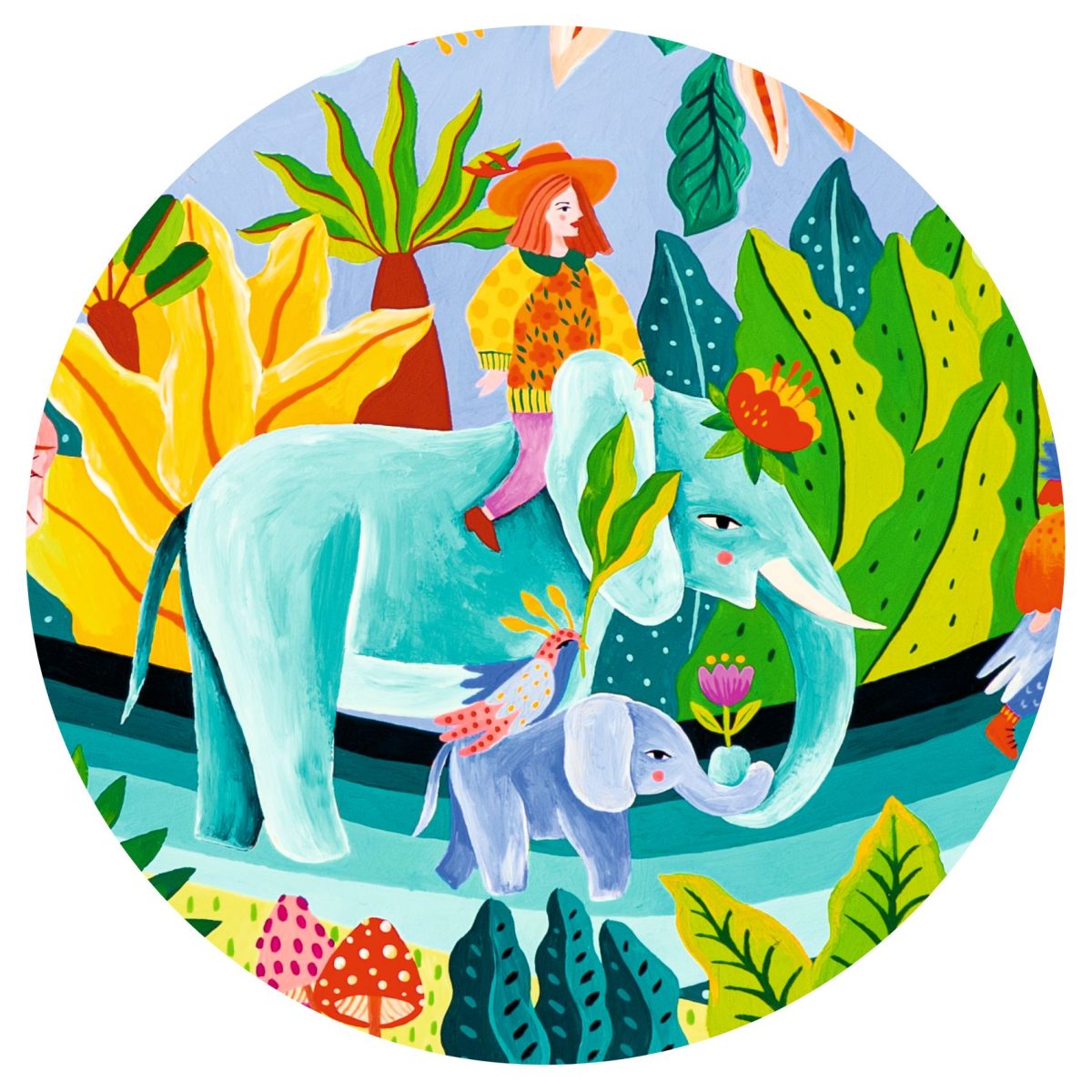 Djeco: Puzzle Gallery - FIESTA 1000 el. - obrazek 3