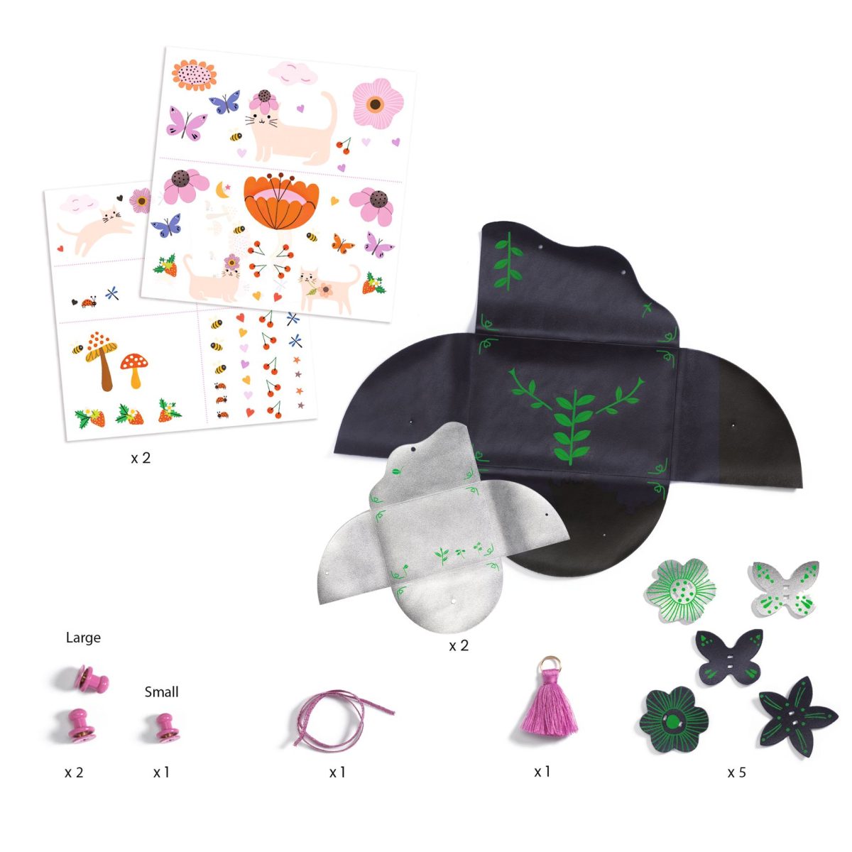 Djeco: Zestaw artystyczny - PORTMONETKI PRZYJACIELE 6+ - obrazek 3