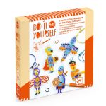 Djeco: zestaw ART - magiczny plastik BRELOCZKI PIXEL 6+