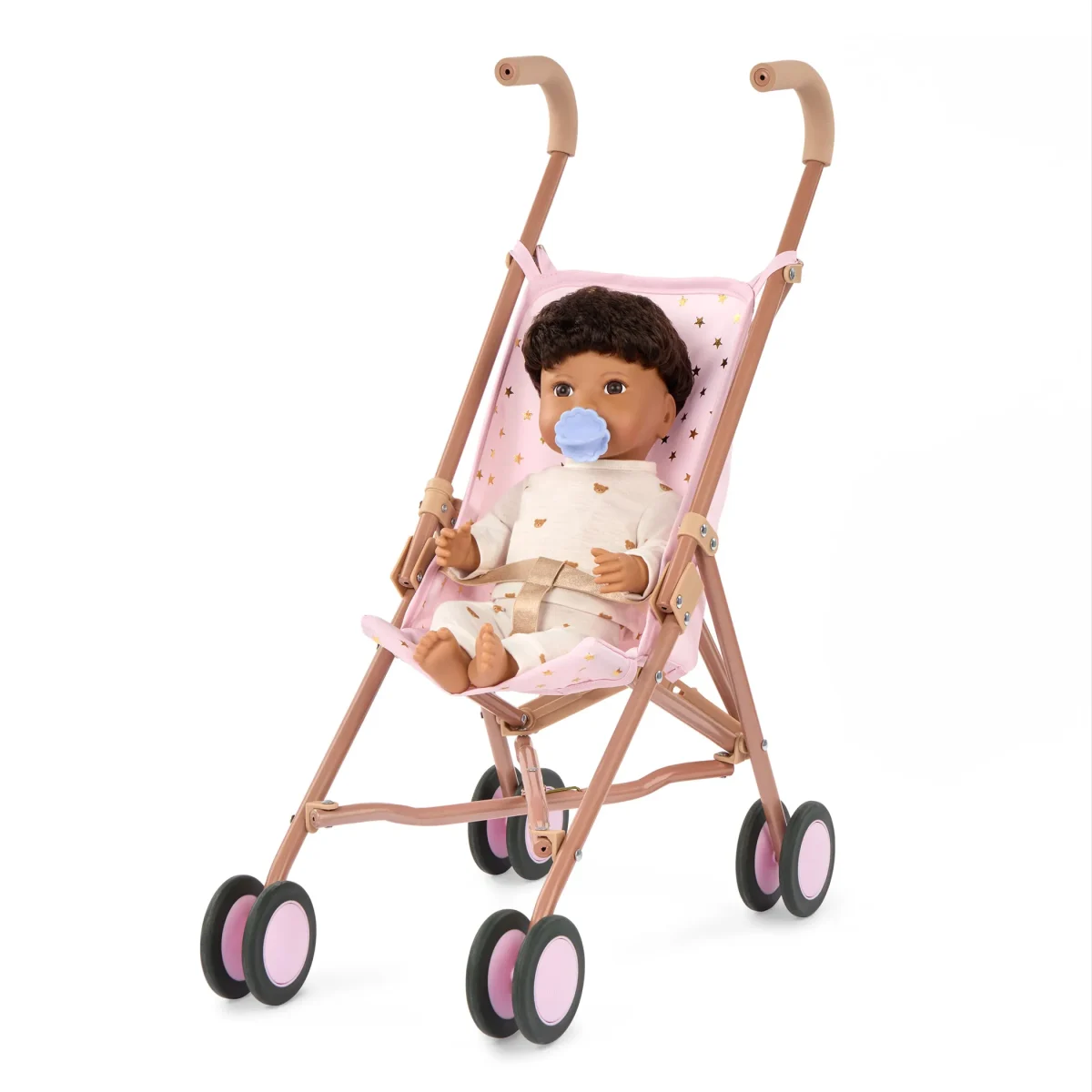 LullaBaby: Lalka NIEMOWLĘ – CHŁOPIEC z WŁOSAMI i butelką z efektem mleka 2+ - obrazek 4