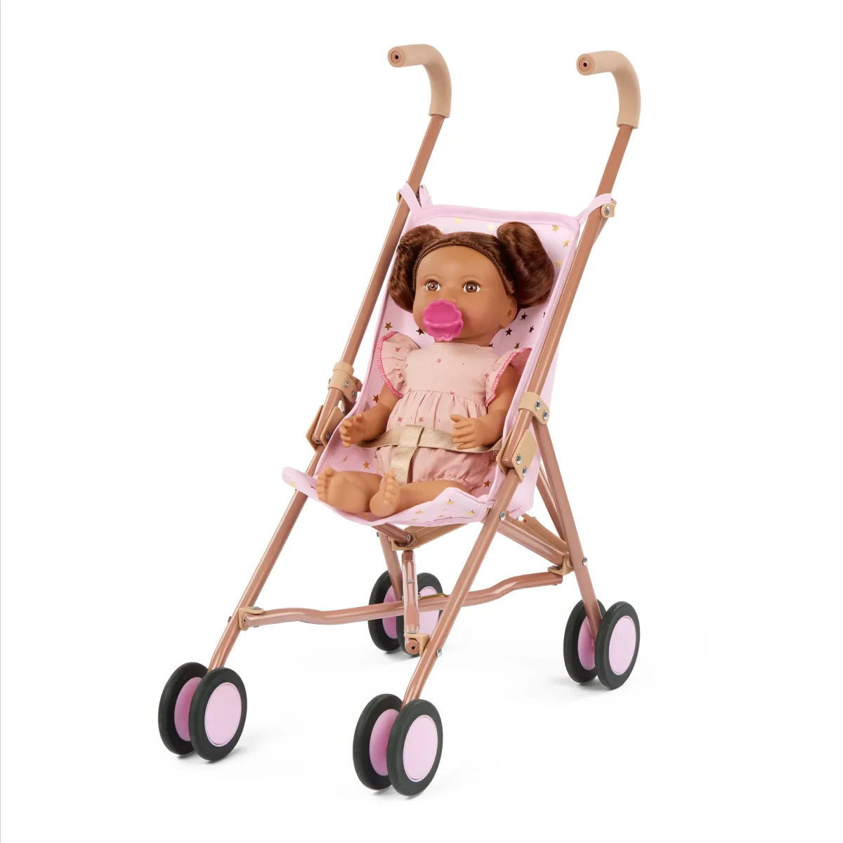 LullaBaby: Lalka NIEMOWLĘ z WŁOSAMI i butelką z efektem mleka 2+ - obrazek 5