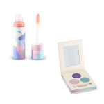 Namaki: kosmetyczka niebieska z cieniami do powiek i błyszczykiem dla dzieci - obrazek 2