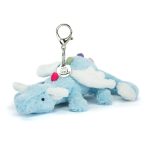 Jellycat: Breloczek Smok Błękitny 22 cm SKY DRAGON