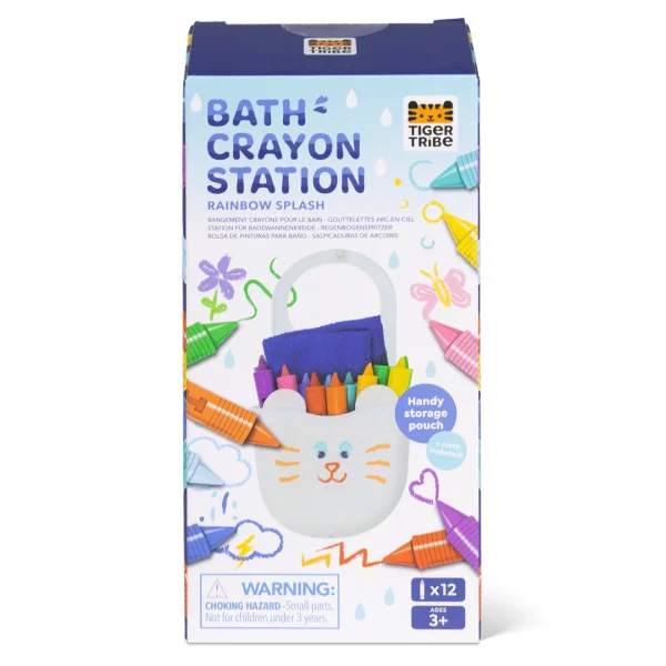 Tiger Tribe: zestaw łazienkowych kredek z organizerem