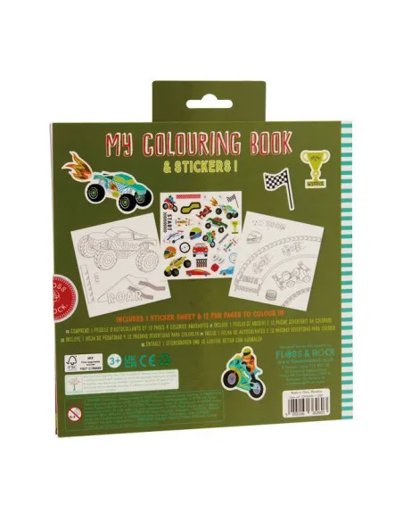 Floss&Rock: Kolorowanka z pachnącą okładką - Auta 3+ - obrazek 2