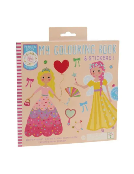 Floss&Rock: Kolorowanka z pachnącą okładką - Księżniczki 3+