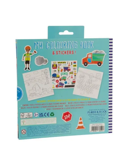 Floss&Rock: Kolorowanka z pachnącą okładką - Na budowie 3+ - obrazek 4