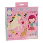 Floss&Rock: Kolorowanka z pachnącą okładką - Tęczowe Wróżki 3+