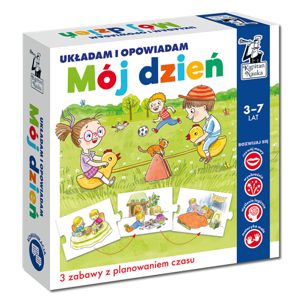 Kapitan Nauka: Mój dzień. Układam i opowiadam