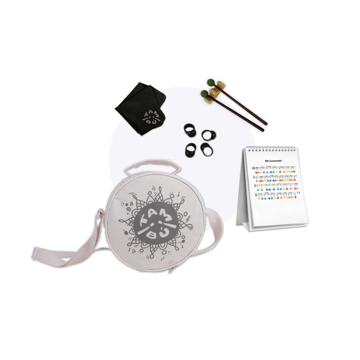 Juegaconmigo: Tambu bębenek językowy Rose Mat - Coral Reef - obrazek 4