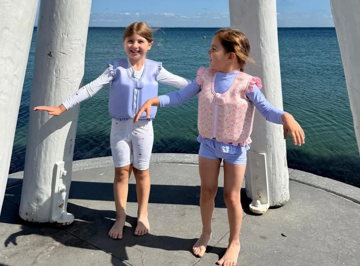 Vanilla Copenhagen: Kamizelka do pływania Neo Liberty Beach pink 3-6L, 19-25 kg - obrazek 3