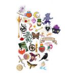 Buki: Zestaw ponad 200 naklejek - FANTASY 6+ - obrazek 3