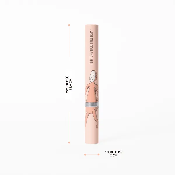 Matchstick Monkey: szczoteczka elektryczna Małpka pastelowy róż - obrazek 4