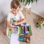 Tiger Tribe: zestaw kolorowanek Dinozaury w Kosmosie - obrazek 3