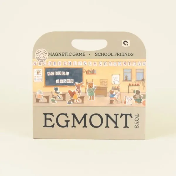 Egmont Toys®: Układanka, gra magnetyczna Szkolni przyjaciele 3+
