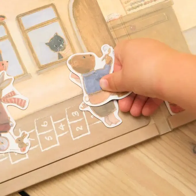 Egmont Toys®: Układanka, gra magnetyczna Szkolni przyjaciele 3+ - obrazek 7