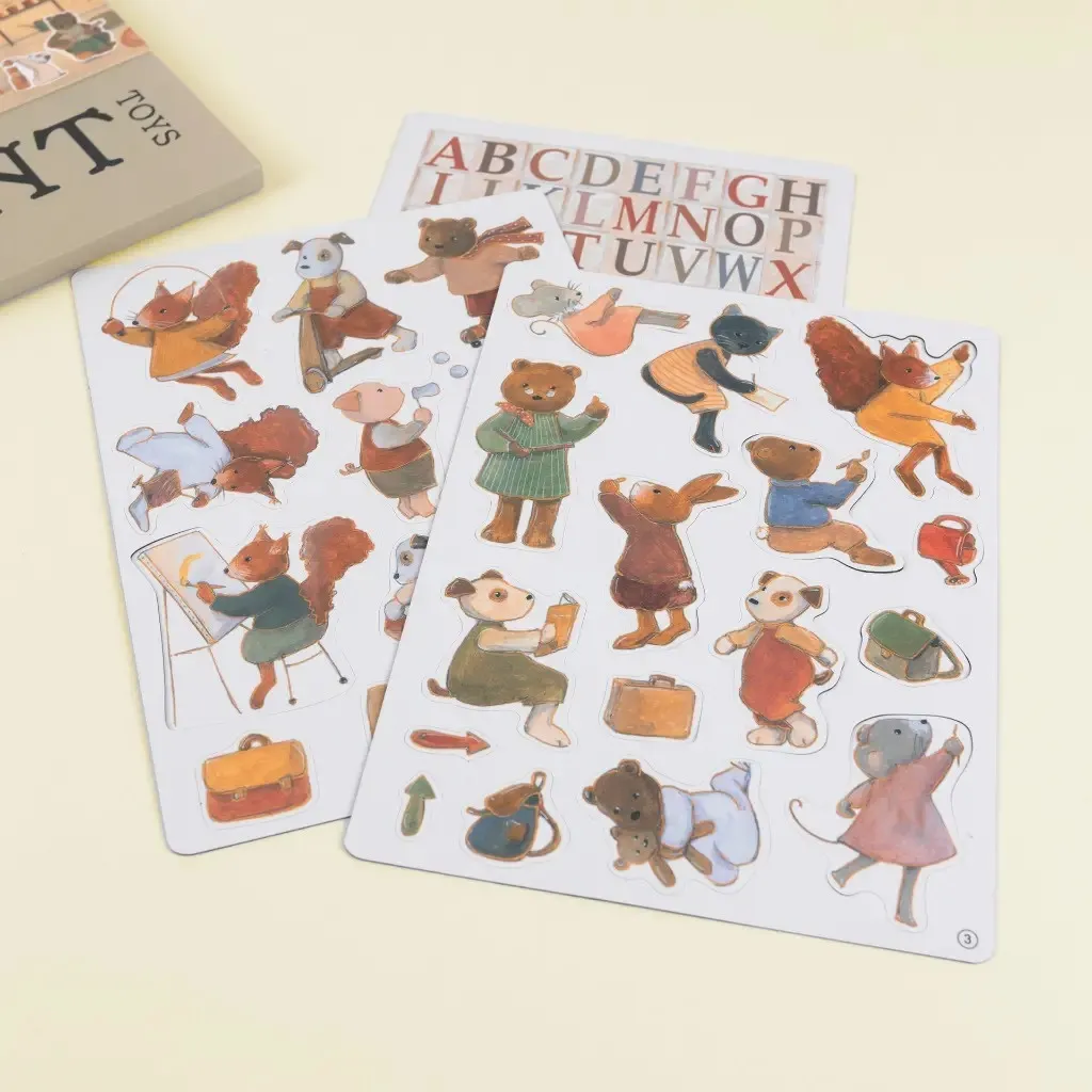 Egmont Toys®: Układanka, gra magnetyczna Szkolni przyjaciele 3+ - obrazek 3