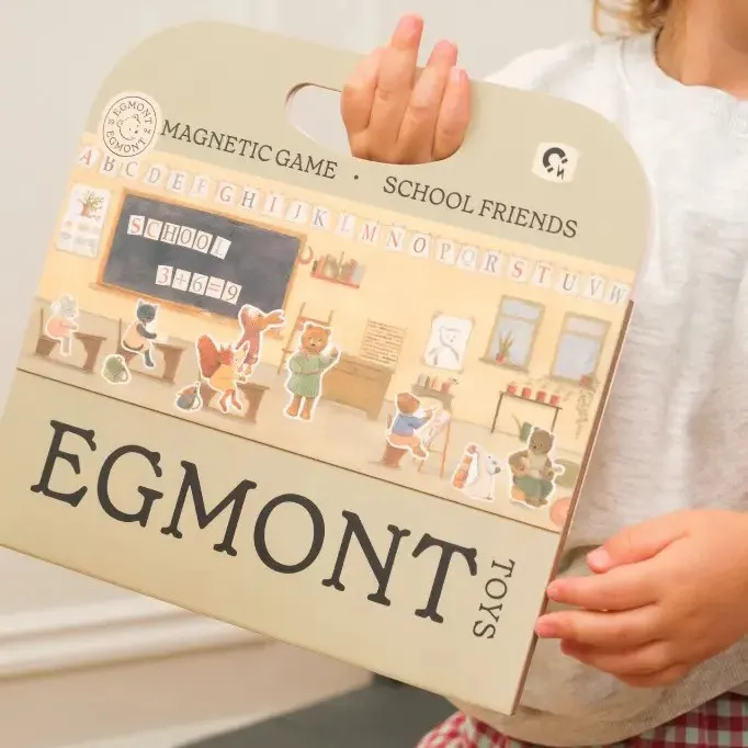 Egmont Toys®: Układanka, gra magnetyczna Szkolni przyjaciele 3+ - obrazek 2