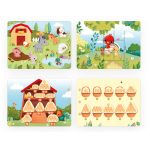 Janod Książeczka z zadaniami Busy Book Farma 3+ (wersja polska) - obrazek 5