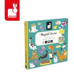 Janod: Magnetyczna układanka Koty Magneti'stories 3+