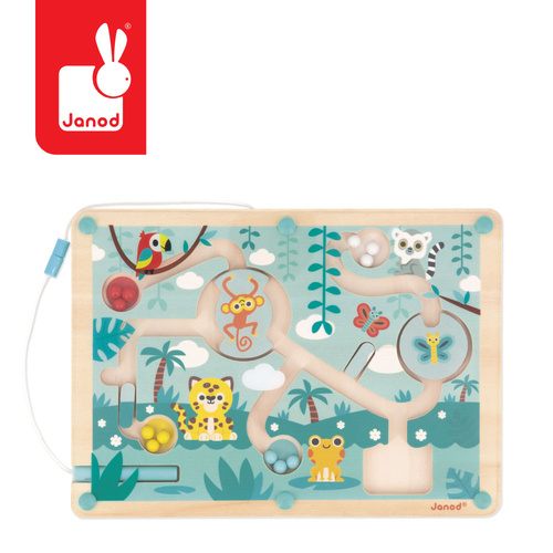 Janod Magnetyczny labirynt Tropik 2+