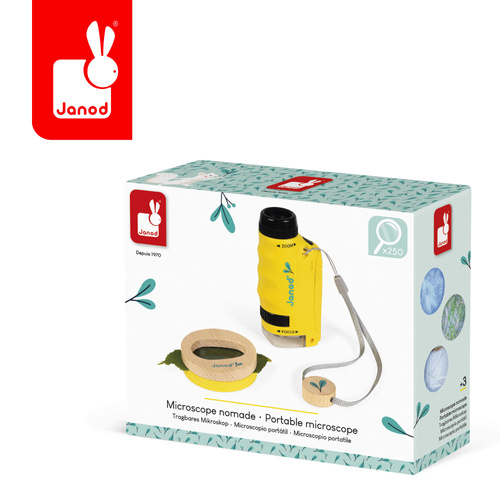 Janod Mikroskop dla dzieci przenośny kieszonkowy 3+