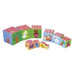 Janod Piramida wieża 10 kostek 4 pory roku 12m+ - obrazek 3