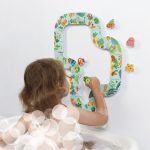 Janod Puzzle do kąpieli Tor ze zwierzątkami 18m+ - obrazek 3