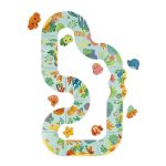 Janod Puzzle do kąpieli Tor ze zwierzątkami 18m+ - obrazek 5