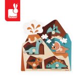 Janod Puzzle muzyczne Dinozaury 18m+
