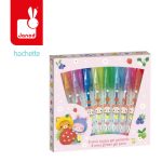 Janod Żelowe mini-długopisy 8 kolorów Owocowe Słodziaki 6+