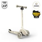 SCOOTANDRIDE Hulajnoga z systemem sterowania 2w1, kółka LED, składana 3+ ASH Highwaykick 3S