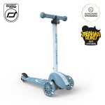 SCOOTANDRIDE Hulajnoga z systemem sterowania 2w1, kółka LED, składana 3+ Steel Highwaykick 3S