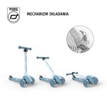 SCOOTANDRIDE Hulajnoga z systemem sterowania 2w1, kółka LED, składana 3+ Steel Highwaykick 3S - obrazek 2