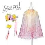 Souza! Kostium peleryna w motyle, opaska i różdżka Danae 5-7 lat