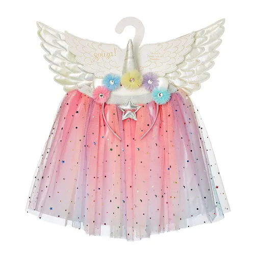 Souza! Kostium wróżki - spódniczka, opaska i skrzydła Celestia 3-4 lata - obrazek 3