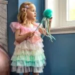 Souza! Kostium sukienka tiulowa tęczowa księżniczka Fenne 3-4 lata - obrazek 2