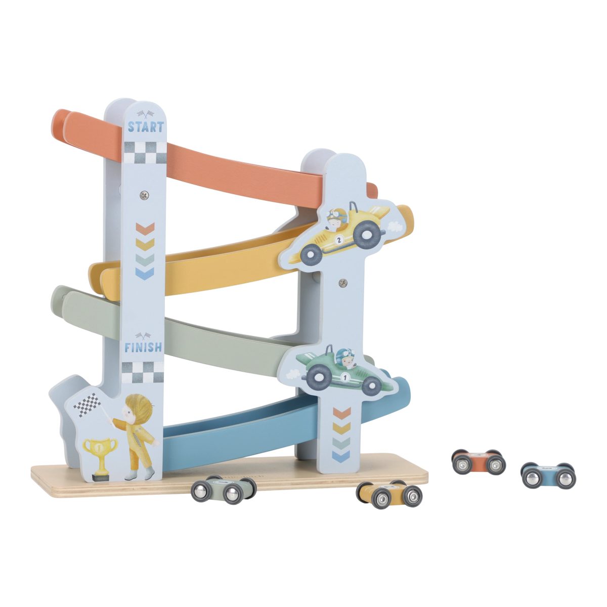 Little Dutch: drewniana zjeżdżalnia wyścigowa - obrazek 3