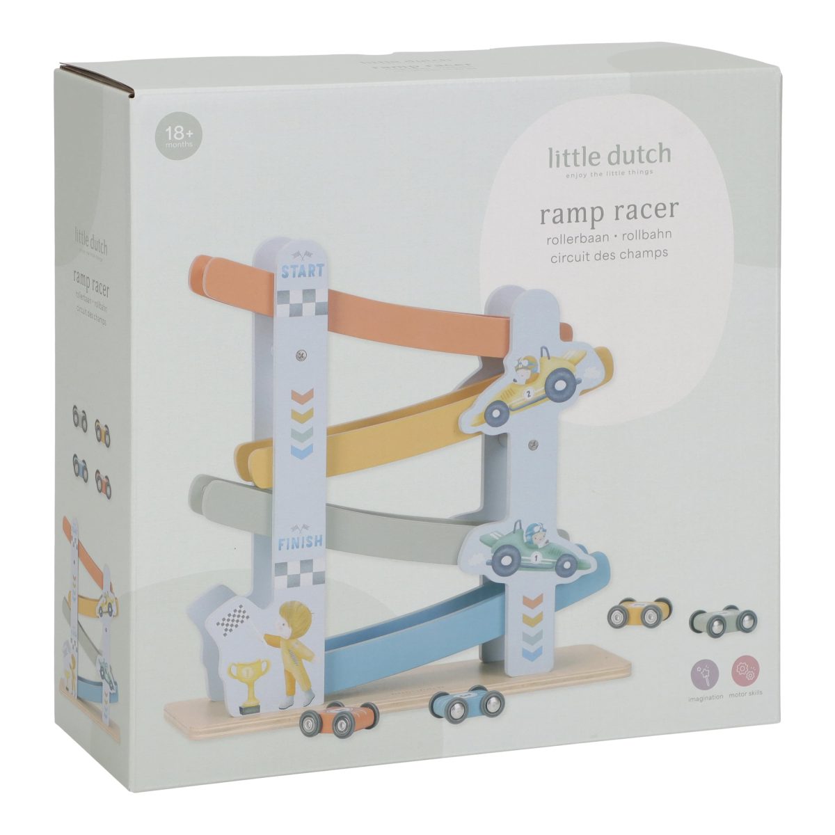 Little Dutch: drewniana zjeżdżalnia wyścigowa - obrazek 4