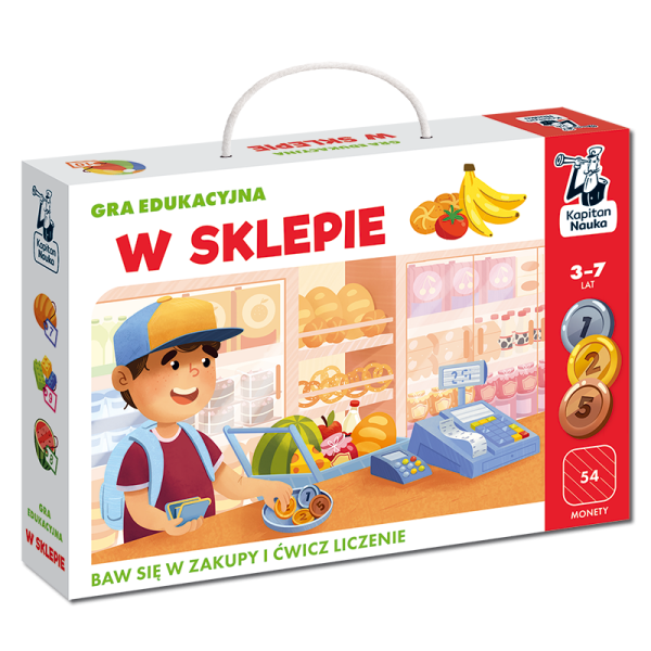 Kapitan Nauka: W sklepie. Gra edukacyjna
